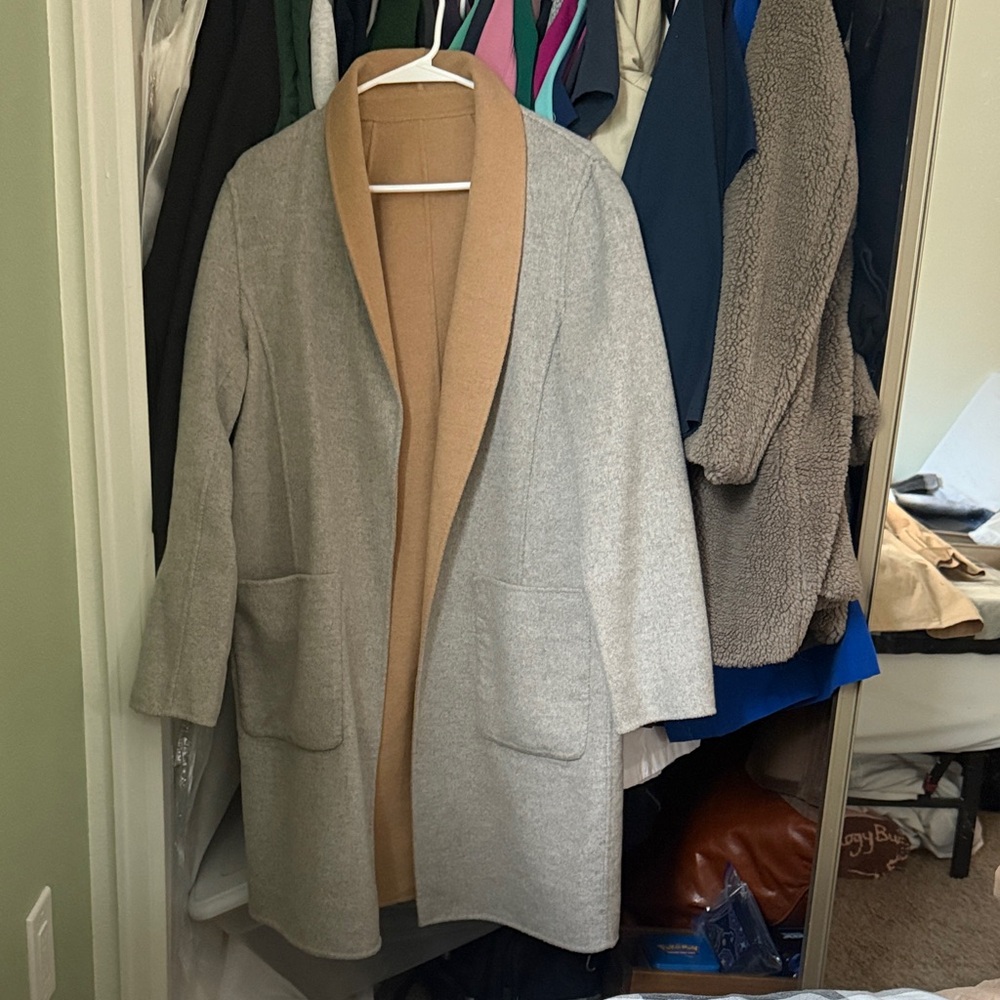 Gap Reversible Coat Camel and Gray